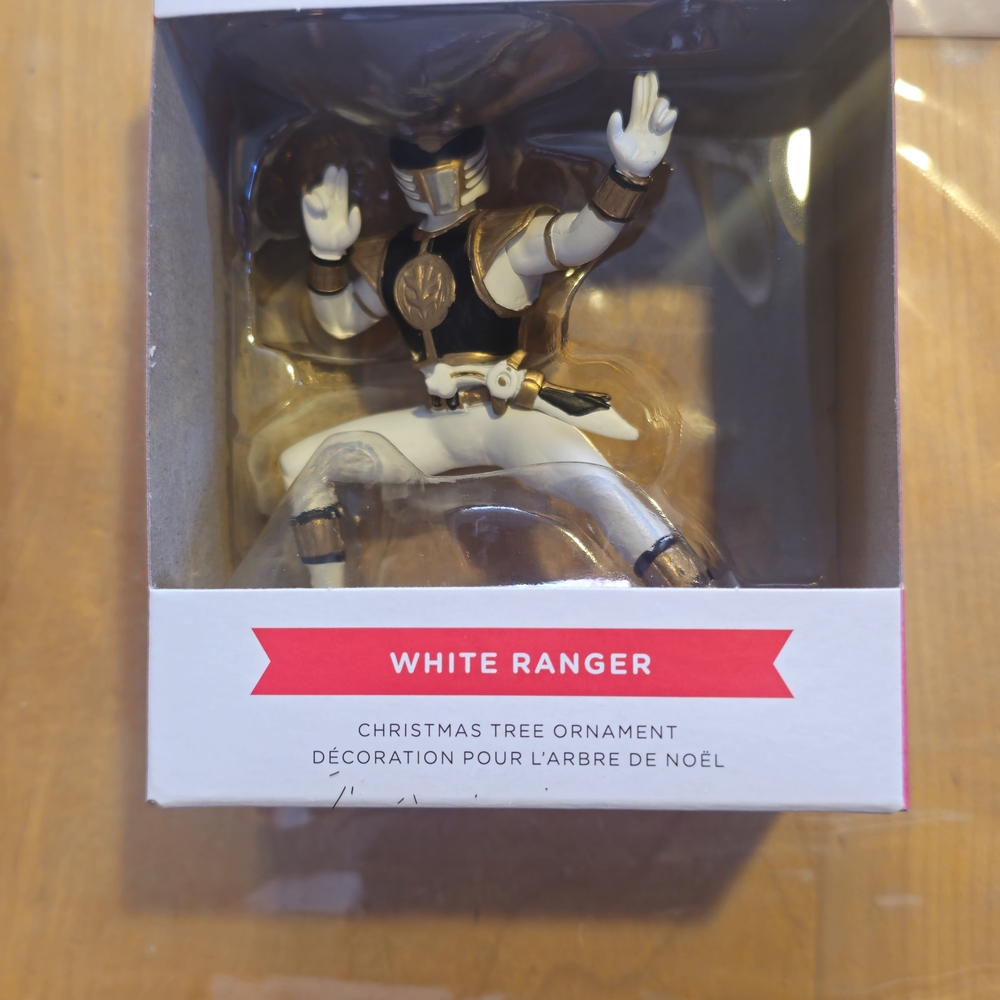 Hallmark White and Gold Ranger Ornament